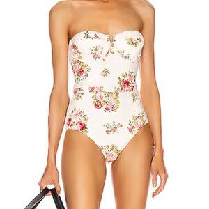 BNWT Zimmermann Honour balconette 1 piece swimsuit size 1